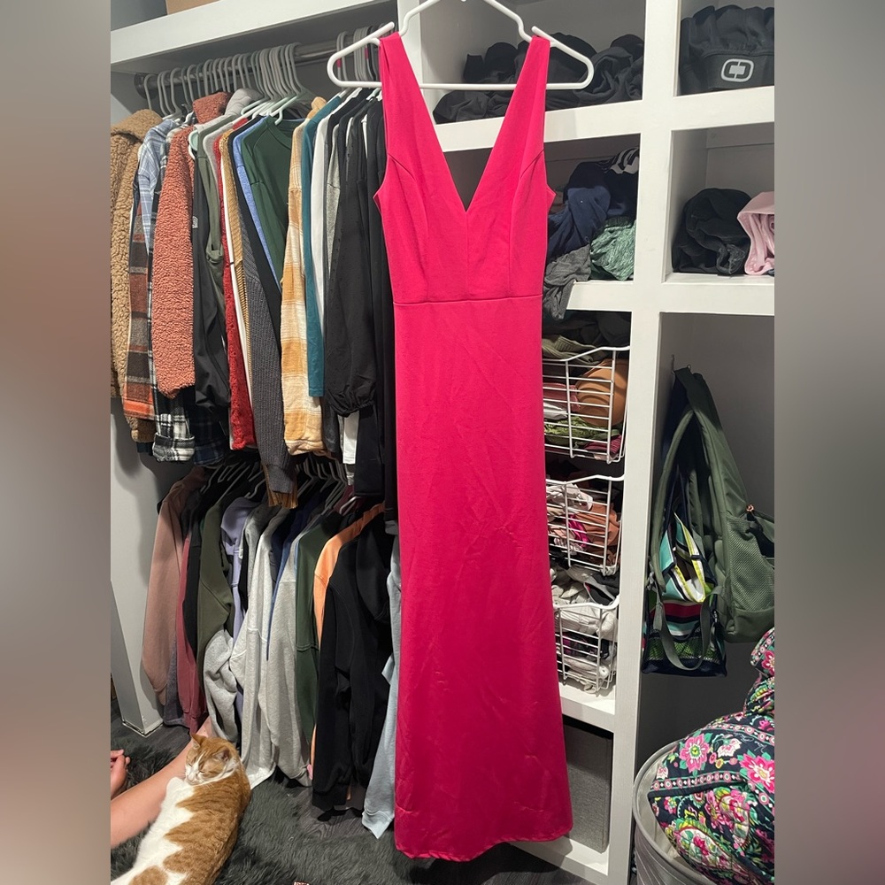 Women’s pink homecoming dress